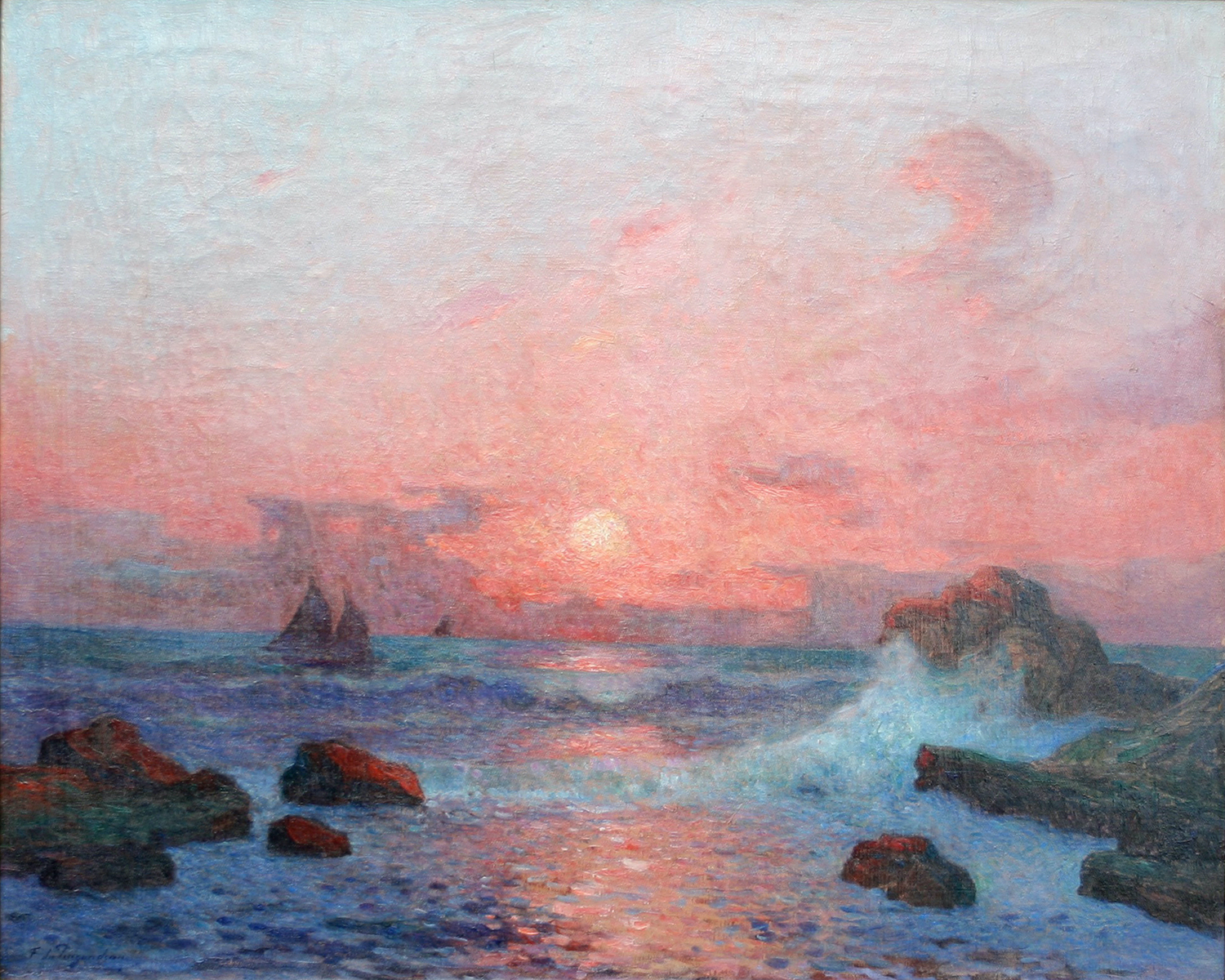 Ferdinand du Puigaudeau - Soleil couchant, circa 1910 - Jody Klotz